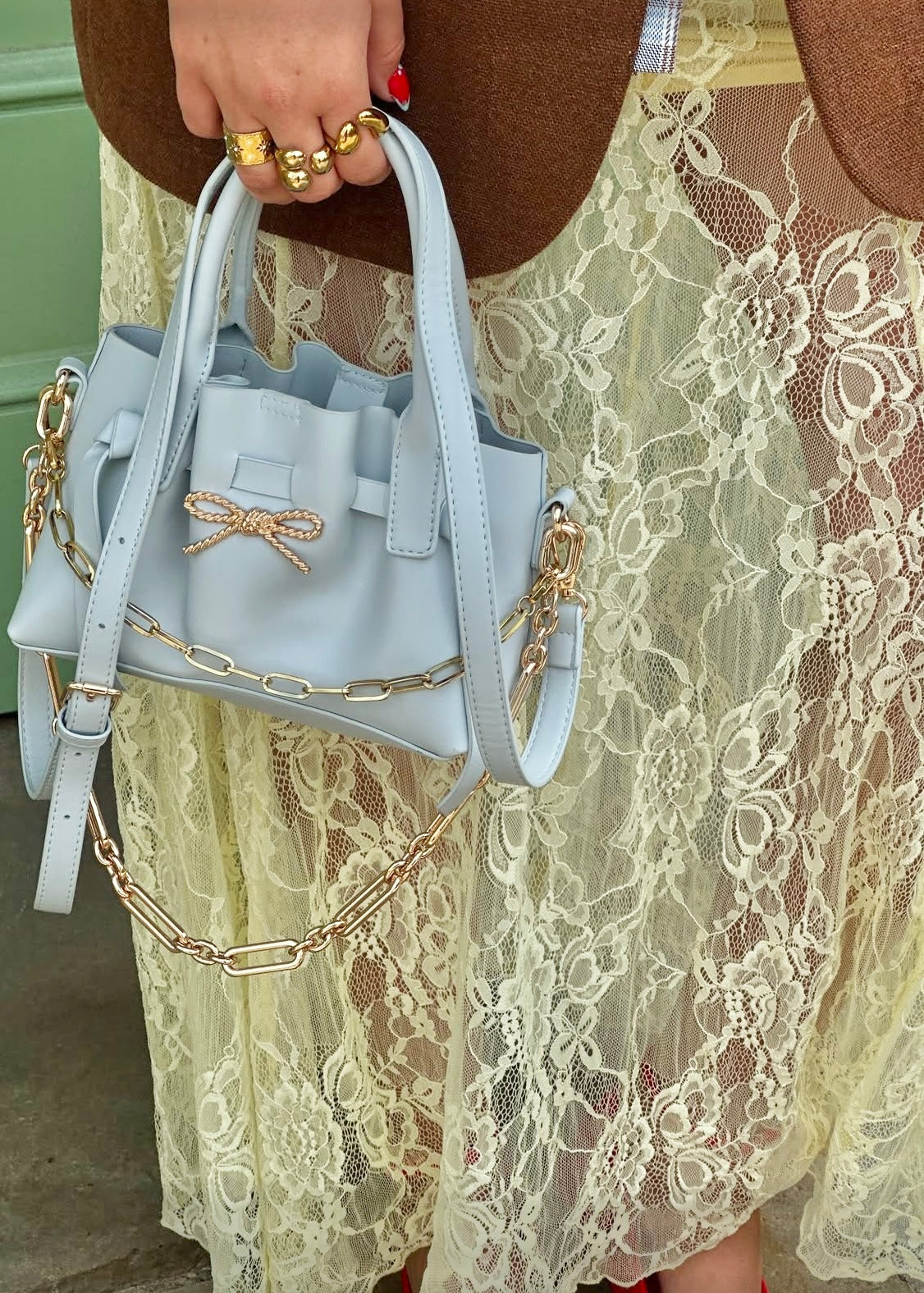 Baby blue CJ Bag