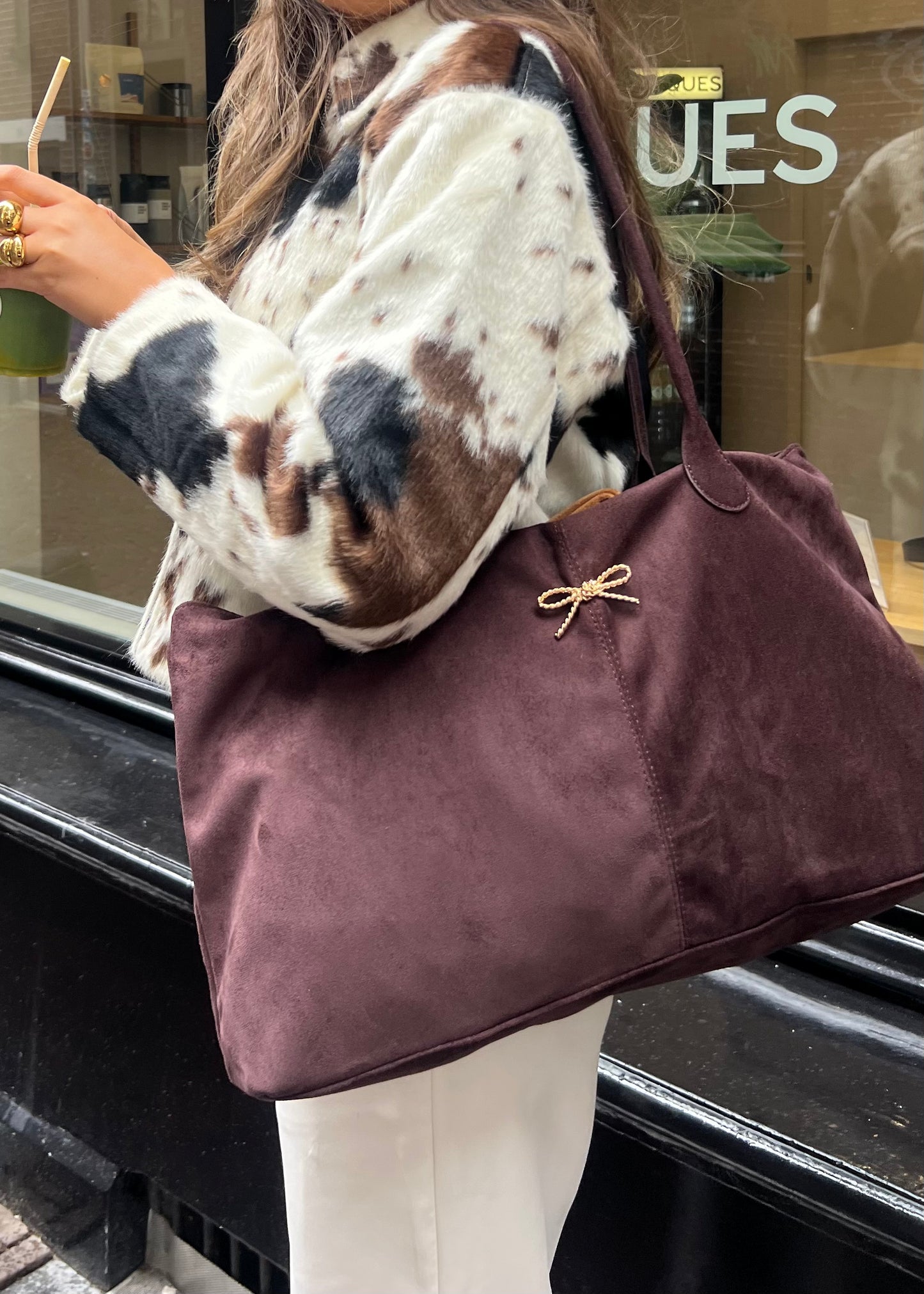 CJ Bag Suéde laptop tas