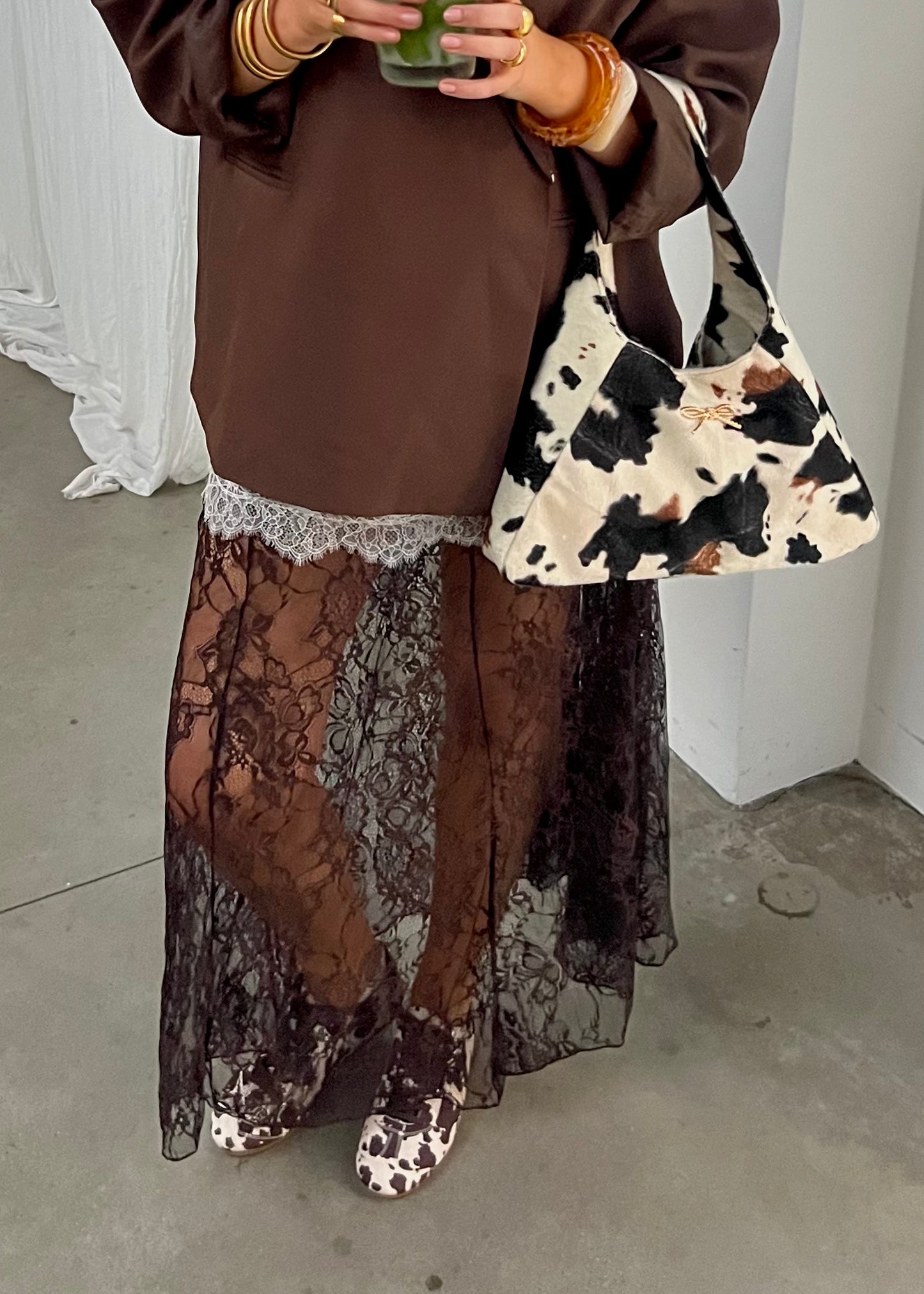 CJ Bag Cow Print handtas