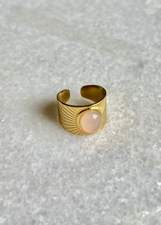 Pink Stone Ring