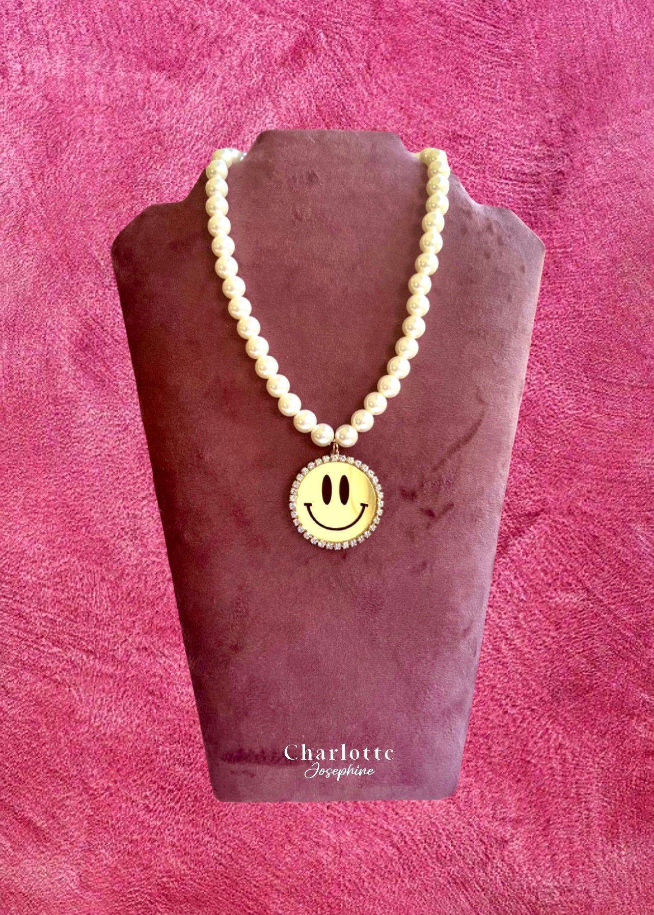 Gold Smiley Necklace