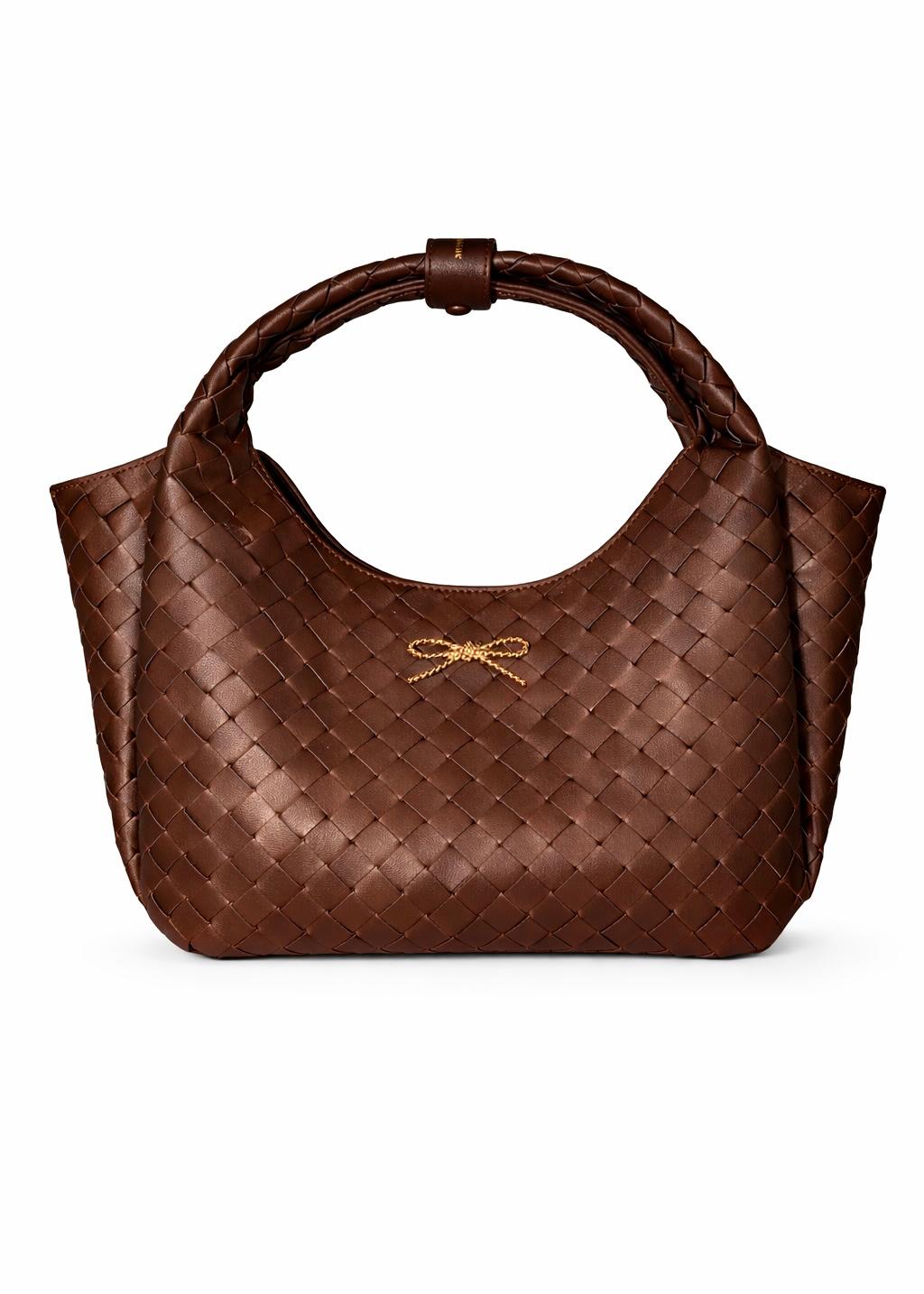 Handwoven leather bag made in Italy, CJ Bag Le Tressé by Charlotte-Joséphine