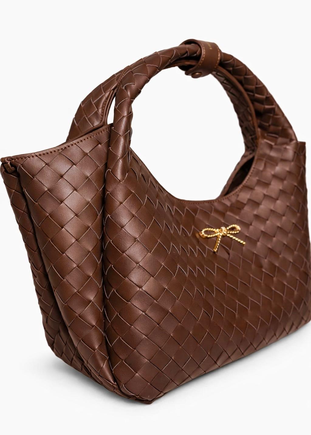 Handwoven leather bag made in Italy, CJ Bag Le Tressé by Charlotte-Joséphine